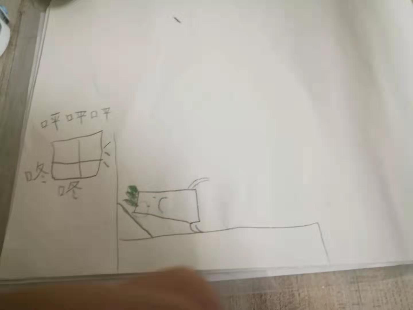 白萝卜被吵醒